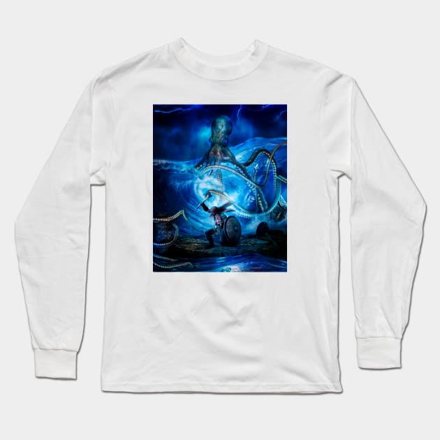 Viking Long Sleeve T-Shirt by Nour Abou Harb